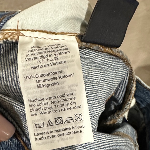 Madewell Frayed Hem Denim Mini Skirt - Picture 3 of 6